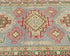 4x6 Gray Kuba Afghan Hand Knotted Wool Area Rug